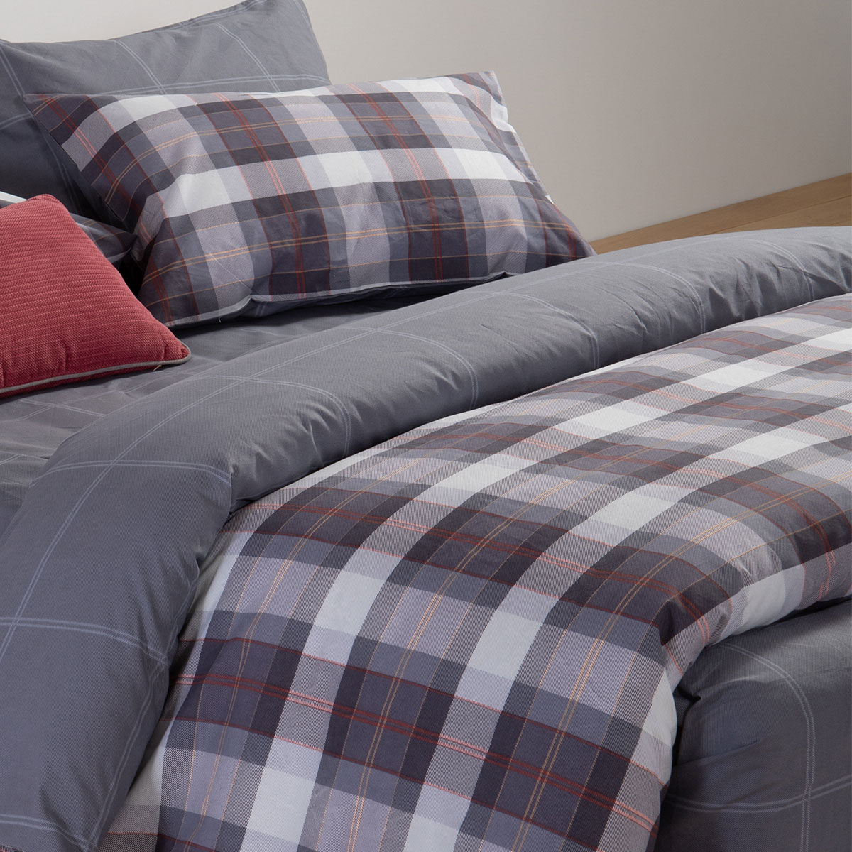 Σεντόνια Υπέρδιπλα (Σετ) Nef-Nef Homeware Smart Racket Denim Χωρις Λαστιχο 240X270 Home Λευκά Είδη Κρεβατοκάμαρας Spitishop