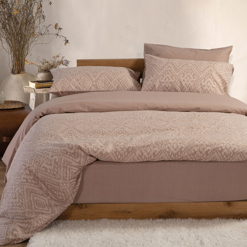 Σεντόνια King Size (Σετ) Nef-Nef Homeware Smart Orion Beige