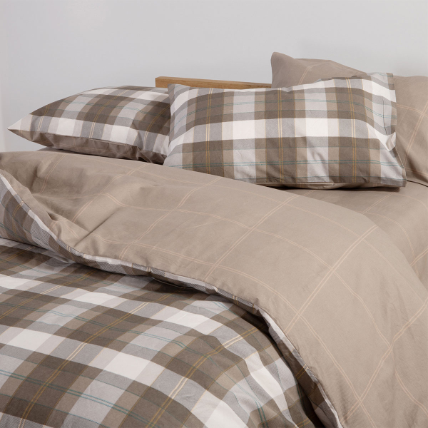 Σεντόνια King Size (Σετ) Nef-Nef Homeware Smart Racket Golden Brown