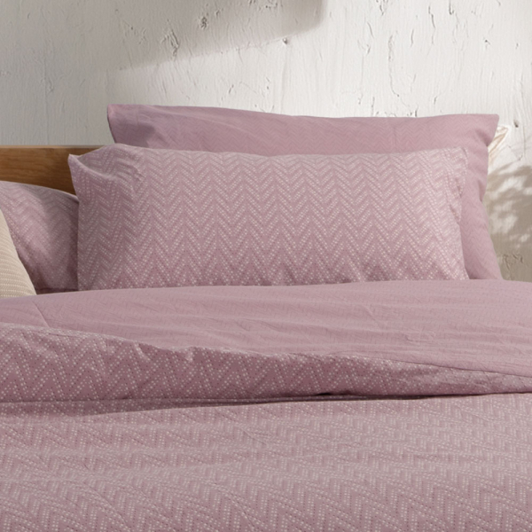 Μαξιλαροθήκη (52x72) Nef-Nef Homeware Smart Suspen Mauve
