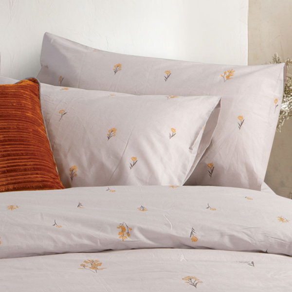 Μαξιλαροθήκη (52x72) Nef-Nef Homeware Smart Fragesca Grey