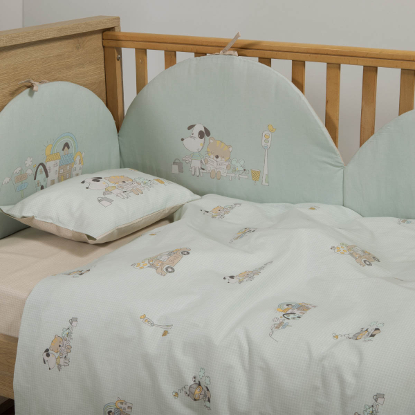 Σεντόνια Κούνιας (Σετ) Nef-Nef Homeware Baby Life In The City