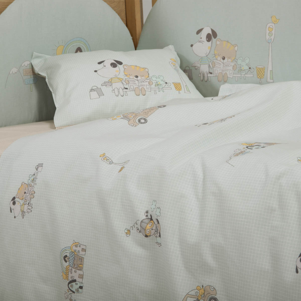 Σεντόνια Κούνιας (Σετ) Nef-Nef Homeware Baby Life In The City