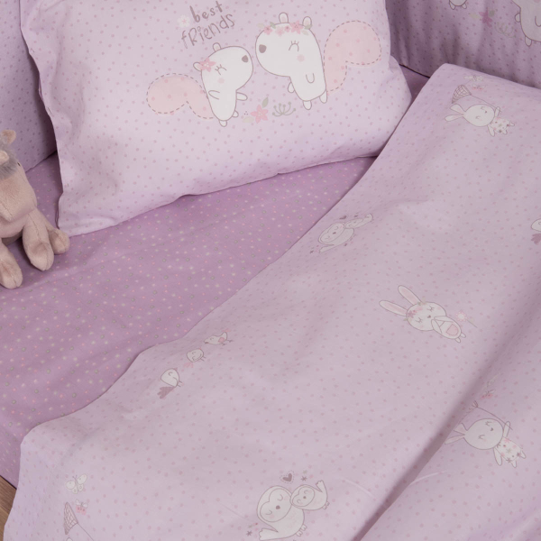 Σεντόνια Κούνιας (Σετ) Nef-Nef Homeware Baby Best Friends