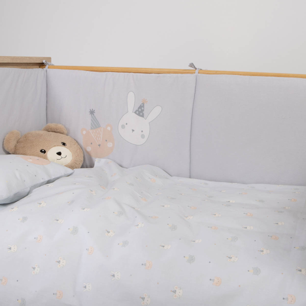 Σεντόνια Κούνιας (Σετ) Nef-Nef Homeware Baby Special Party Blue