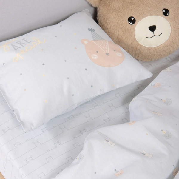 Σεντόνια Κούνιας (Σετ) Nef-Nef Homeware Baby Special Party Blue