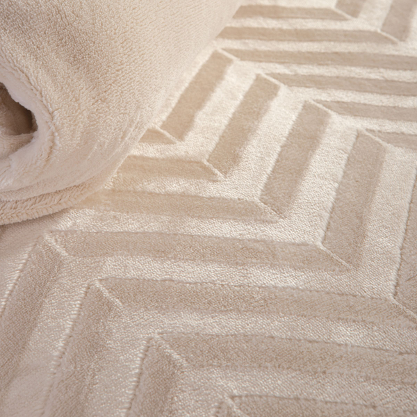 Παπλωματοθήκη Fleece Μονή (Σετ 160x220) Nef-Nef Homeware Carmen Ecru