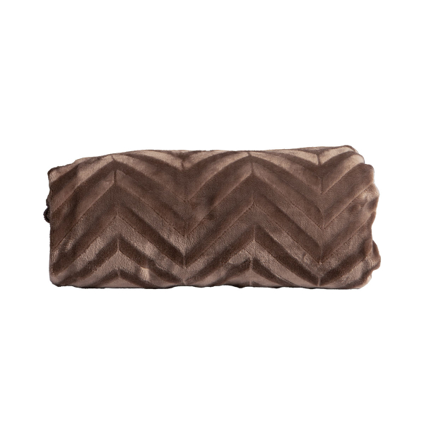 Παπλωματοθήκη Fleece Υπέρδιπλη (Σετ 240x220) Nef-Nef Homeware Carmen Mocca