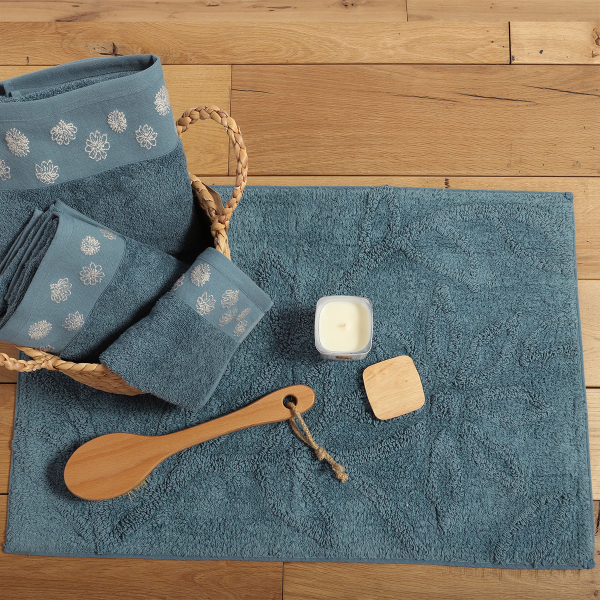 Πατάκι Μπάνιου (50x80) Nef-Nef Homeware Anthem Smoke Blue