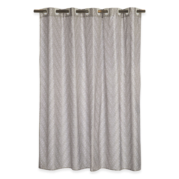 Κουρτίνα Μπάνιου (180x180) Με Τρουκς Nef-Nef Homeware Fonteste Silver