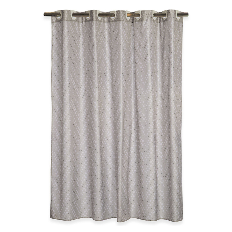 Κουρτίνα Μπάνιου (180x180) Με Τρουκς Nef-Nef Homeware Fonteste Silver