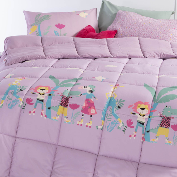 Πάπλωμα Μονό (160x220) 2 Όψεων Nef-Nef Homeware Junior Roller Friends