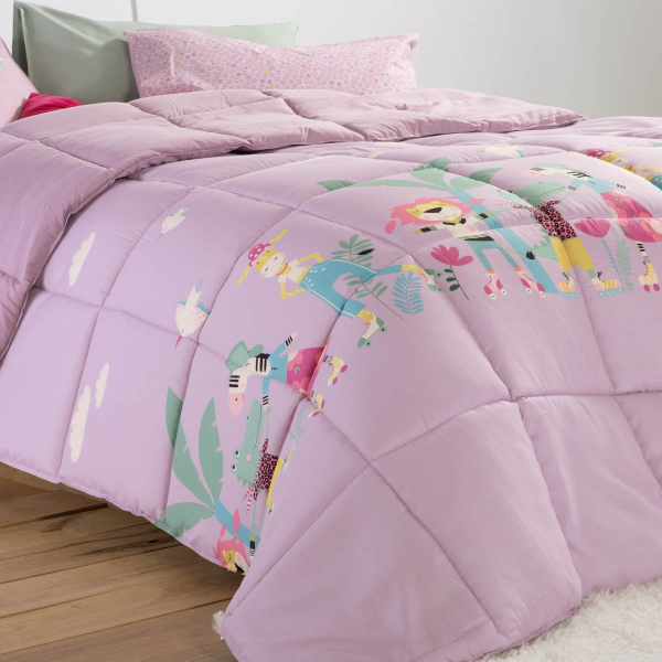 Πάπλωμα Μονό (160x220) 2 Όψεων Nef-Nef Homeware Junior Roller Friends