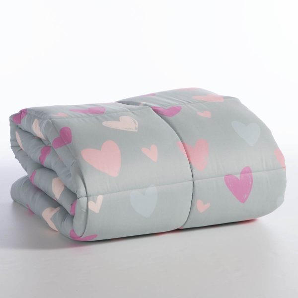 Πάπλωμα Μονό (160x220) 2 Όψεων Nef-Nef Homeware Junior Hearts Attack