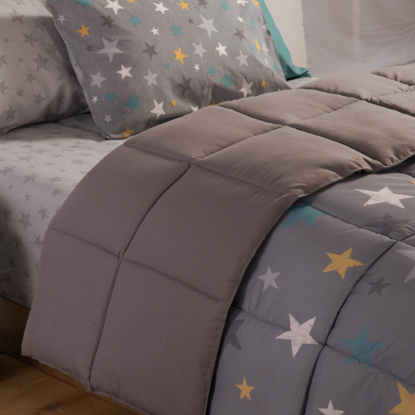 Πάπλωμα Μονό (160x220) 2 Όψεων Nef-Nef Homeware Junior Stars Above