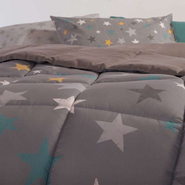Πάπλωμα Μονό (160x220) 2 Όψεων Nef-Nef Homeware Junior Stars Above