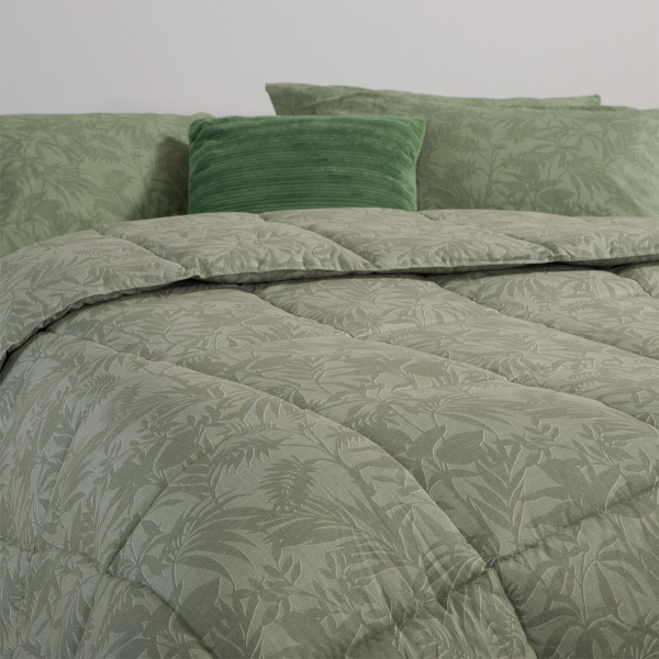 Πάπλωμα Υπέρδιπλο (240x220) 2 Όψεων Nef-Nef Homeware Smart Dazier Green