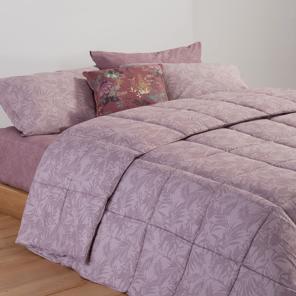Πάπλωμα Υπέρδιπλο (240x220) 2 Όψεων Nef-Nef Homeware Smart Dazier Mauve