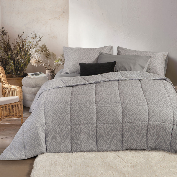 Πάπλωμα Υπέρδιπλο (240x220) 2 Όψεων Nef-Nef Homeware Smart Orion Grey