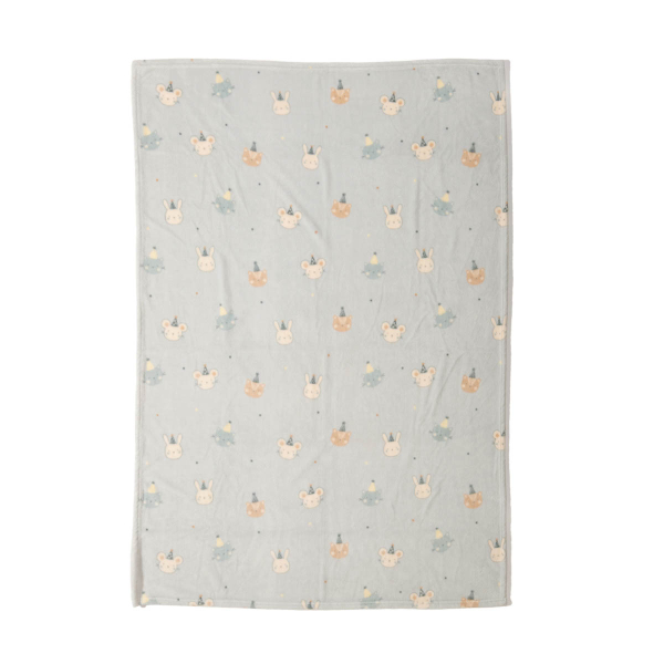 Κουβέρτα Fleece Αγκαλιάς (75x100) Nef-Nef Homeware Baby Special Party Blue