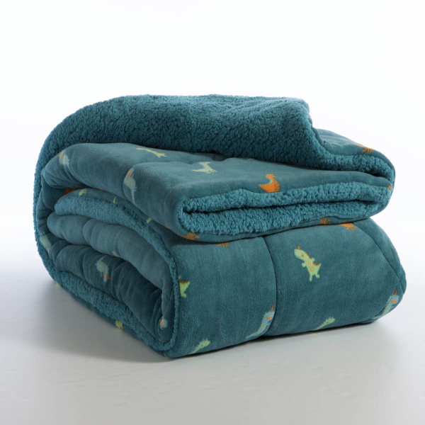 Κουβερτοπάπλωμα Μονό (160x220) Nef-Nef Homeware Junior Dinos On Wheels