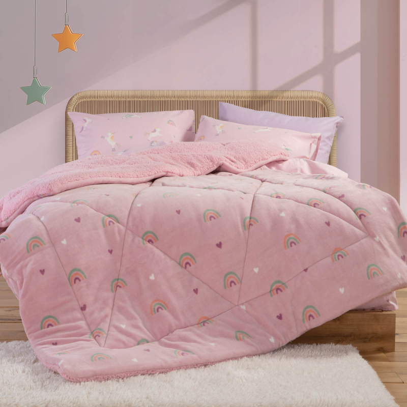 Κουβερτοπάπλωμα Μονό (160x220) Nef-Nef Homeware Junior Unicorns Style