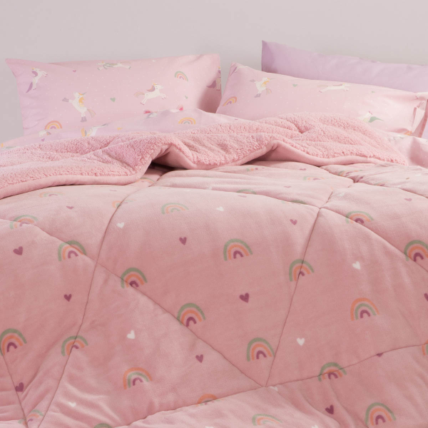 Κουβερτοπάπλωμα Μονό (160x220) Nef-Nef Homeware Junior Unicorns Style
