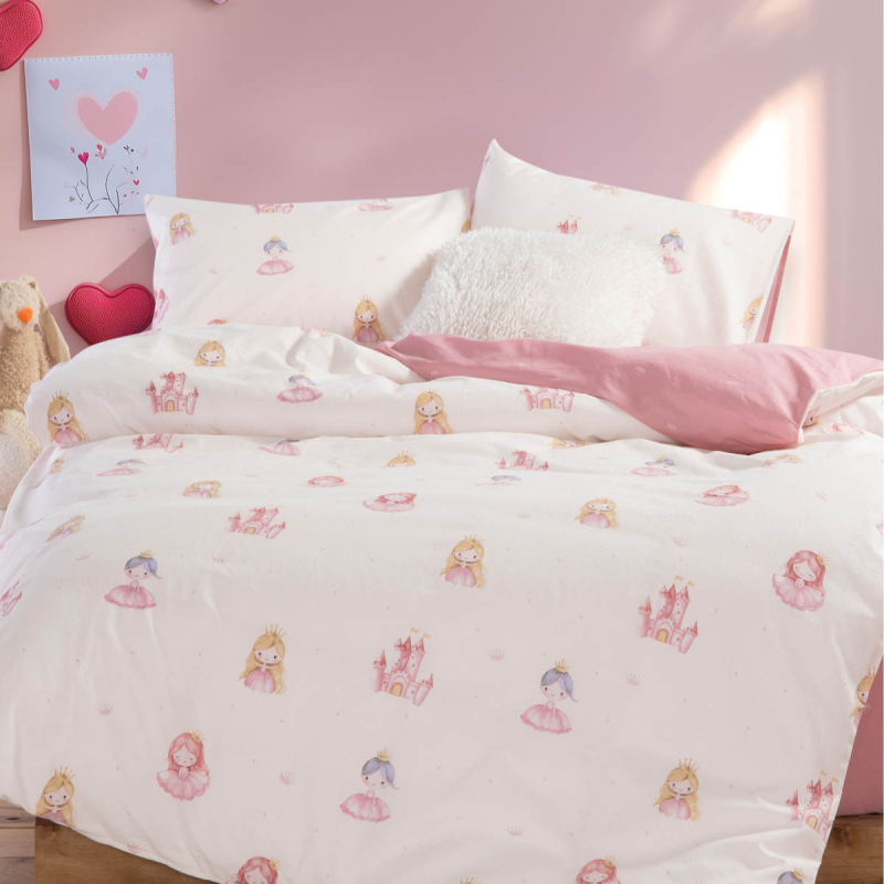 Σεντόνια Μονά (170x260) Nef-Nef Homeware Junior Our Princess