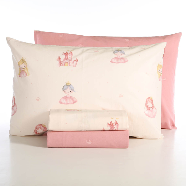 Σεντόνια Μονά (170x260) Nef-Nef Homeware Junior Our Princess