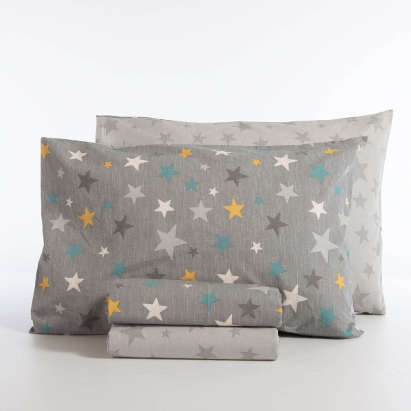 Σεντόνια Μονά (170x260) Nef-Nef Homeware Junior Stars Above