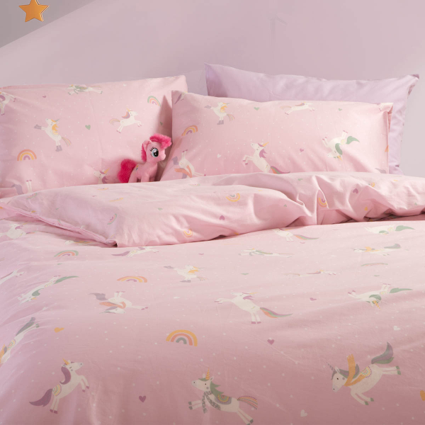 Σεντόνια Μονά (170x260) Nef-Nef Homeware Junior Unicorns Style