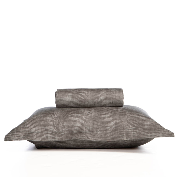 Παπλωματοθήκη Υπέρδιπλη (Σετ 240x230) 2 Όψεων Nef-Nef Homeware Elements Zesten Grey