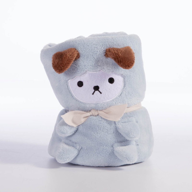 Κουβέρτα Fleece Αγκαλιάς (80x110) Nef-Nef Homeware Baby Lovely Sheep L.Blue