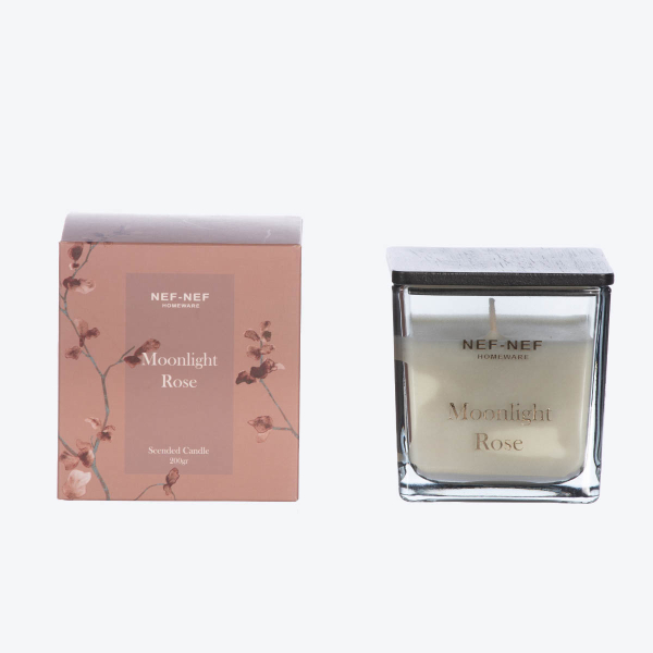 Κερί Αρωματικό 200gr Nef-Nef Homeware Moonlight Rose