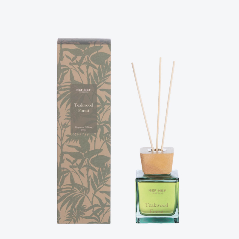 Αρωματικό Χώρου 200ml Με Στικς Nef-Nef Homeware Teakwood Forest