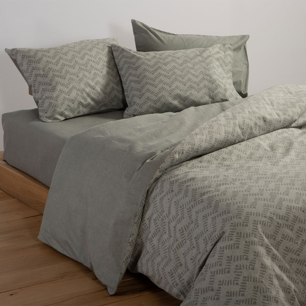 Φανελένια Σεντόνια Μονά (Σετ) Nef-Nef Homeware Flannel Otrando Green