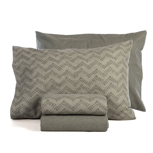 Φανελένια Σεντόνια Μονά (Σετ) Nef-Nef Homeware Flannel Otrando Green