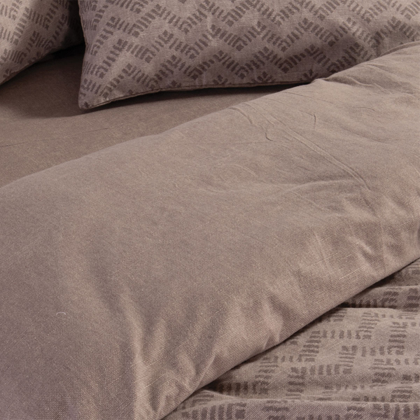 Φανελένια Σεντόνια King Size (Σετ) Nef-Nef Homeware Flannel Otrando Mocca