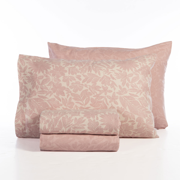 Φανελένια Σεντόνια Μονά (Σετ) Nef-Nef Homeware Flannel Issual Pink
