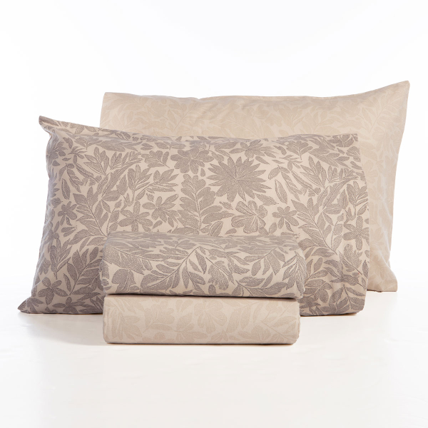 Φανελένια Σεντόνια King Size (Σετ) Nef-Nef Homeware Flannel Issual Grey