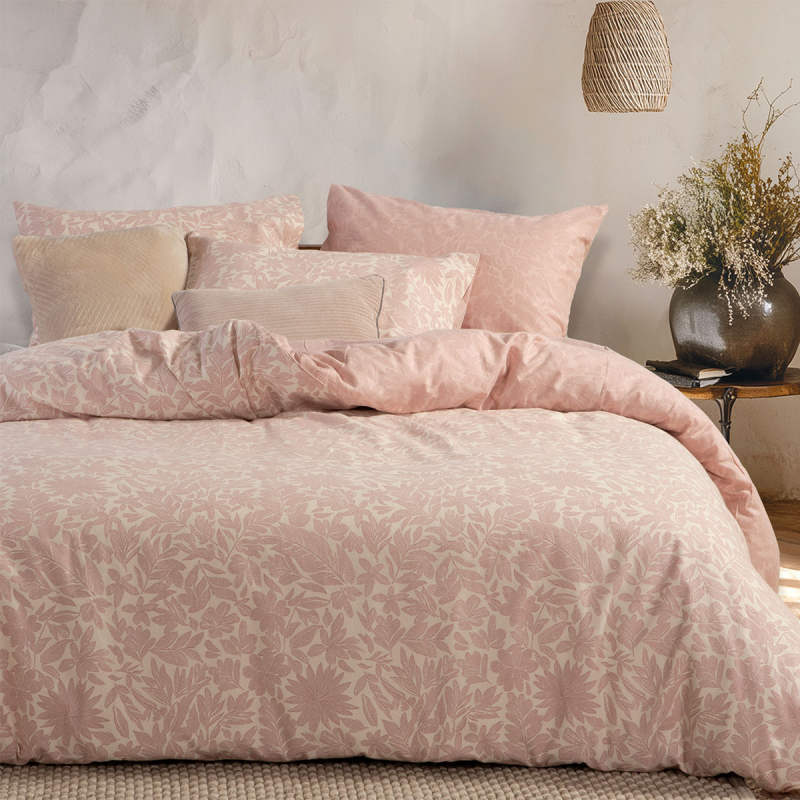 Φανελένια Σεντόνια King Size (Σετ) Nef-Nef Homeware Flannel Issual Pink