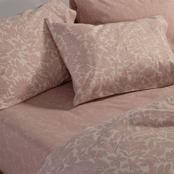 Φανελένια Σεντόνια King Size (Σετ) Nef-Nef Homeware Flannel Issual Pink