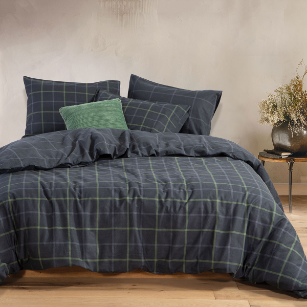 Φανελένια Σεντόνια King Size (Σετ) Nef-Nef Homeware Flannel Naiberg Denim