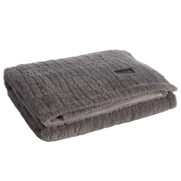 Γούνινη Κουβέρτα Καναπέ (130x180) Nef-Nef Homeware Mentor Grey