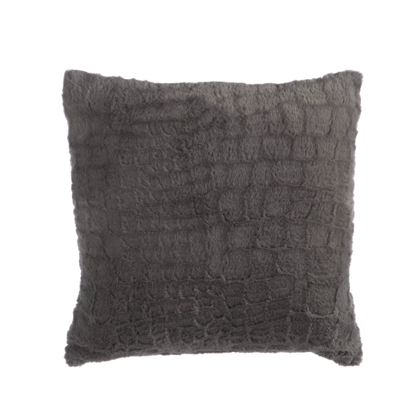 Διακοσμητικό Μαξιλάρι Γούνινο (45x45) Nef-Nef Homeware Mentor Grey