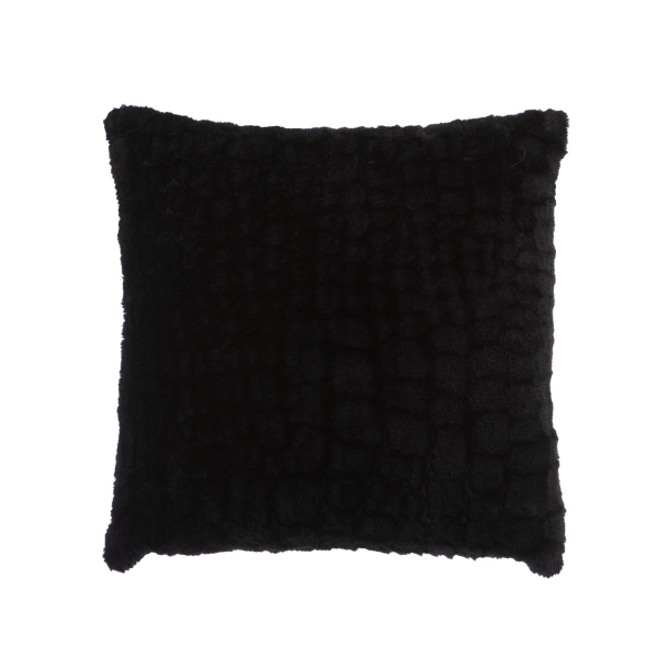 Διακοσμητικό Μαξιλάρι Γούνινο (45x45) Nef-Nef Homeware Mentor Black