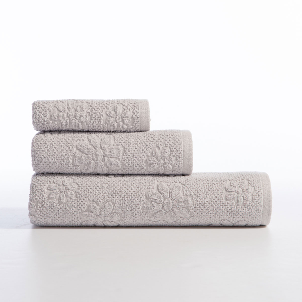 Πετσέτα Προσώπου (50x90) Nef-Nef Homeware Premium Margot Grey 550gsm