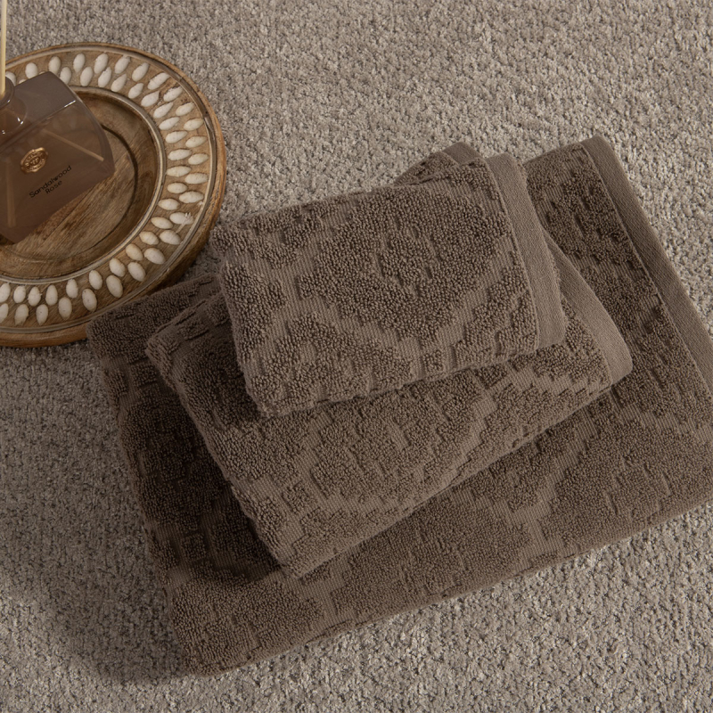 Πετσέτα Χεριών (30x50) Nef-Nef Homeware Premium Romian Mocca 550gsm