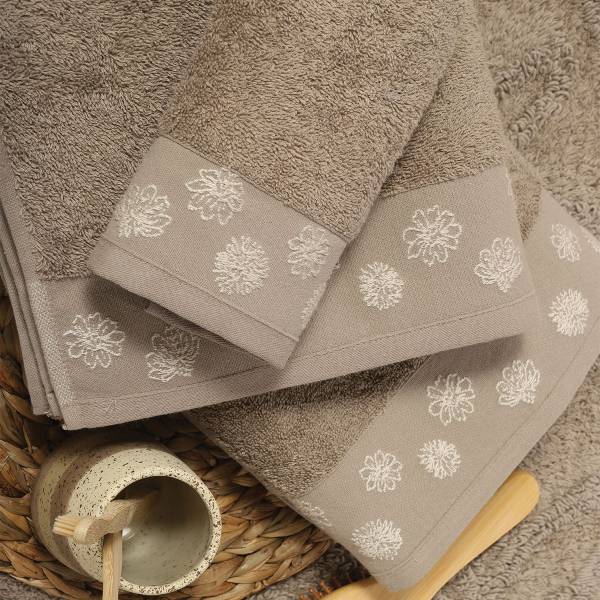 Πετσέτα Χεριών (30x50) Nef-Nef Homeware Premium Anthem Beige 500gsm