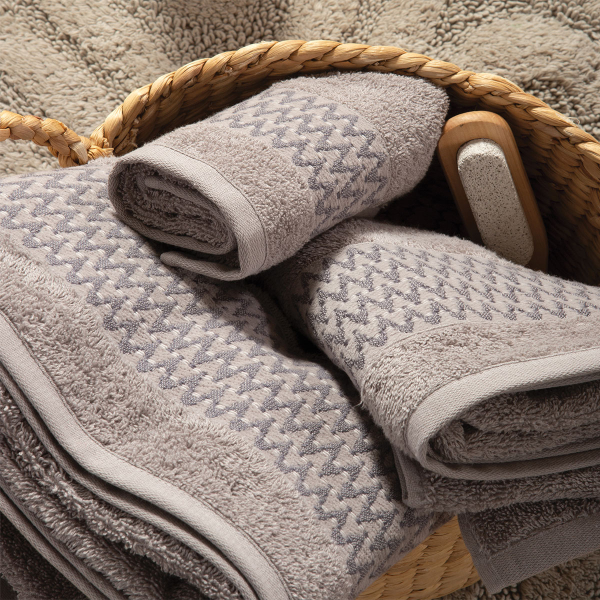 Πετσέτα Χεριών (30x50) Nef-Nef Homeware Premium Fonteste Grey 500gsm